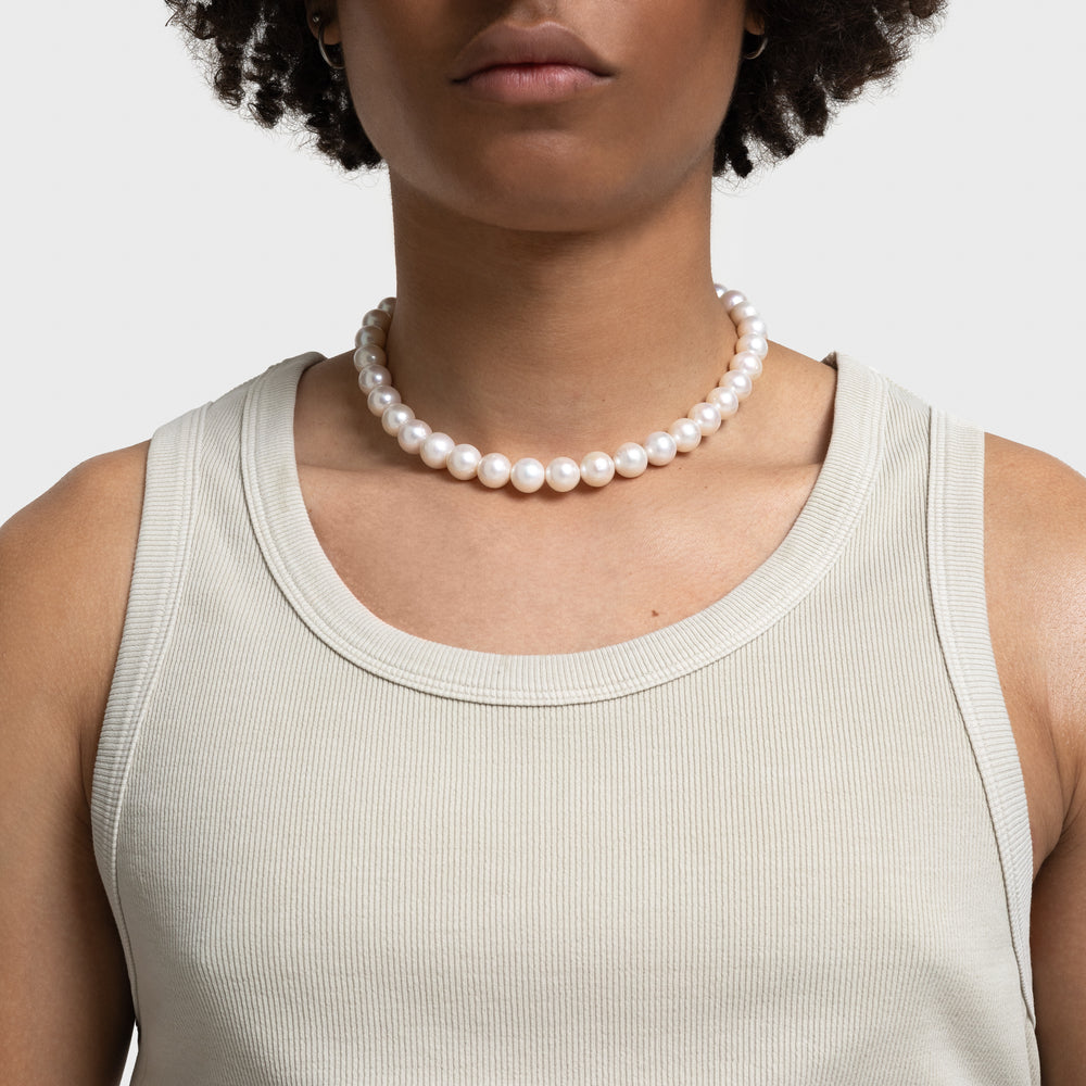 Jumbo White Necklace